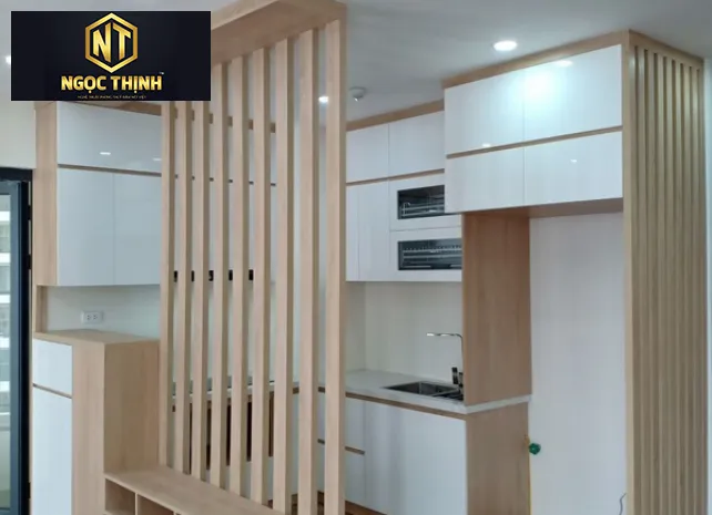 Xưởng  Nội Thất Ngọc Thịnh - Vách ngăn phòng khách với phòng ăn Xưởng  Nội Thất Ngọc Thịnh - Vách ngăn phòng khách với phòng ăn